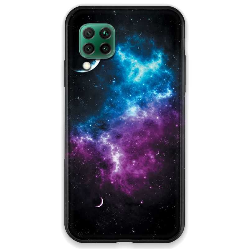 Coque pour Huawei P40 LITE Univers Bleu violet