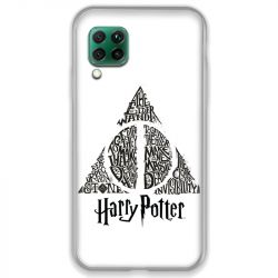 Coque pour Huawei P40 LITE WB License harry potter pattern triangle Blanc