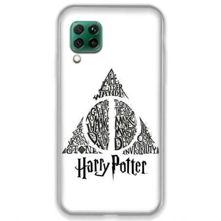 Coque pour Huawei P40 LITE WB License harry potter pattern triangle Blanc