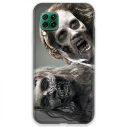 Coque pour Huawei P40 LITE Zombie blanc