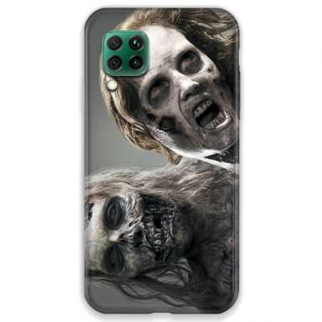 Coque pour Huawei P40 LITE Zombie blanc