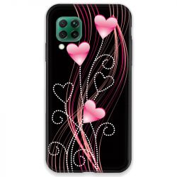 Coque pour Huawei P40 LITE Coeur rose Montant