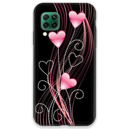 Coque pour Huawei P40 LITE Coeur rose Montant
