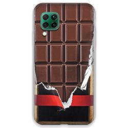 Coque pour Huawei P40 LITE Trompe Oeil chocolat