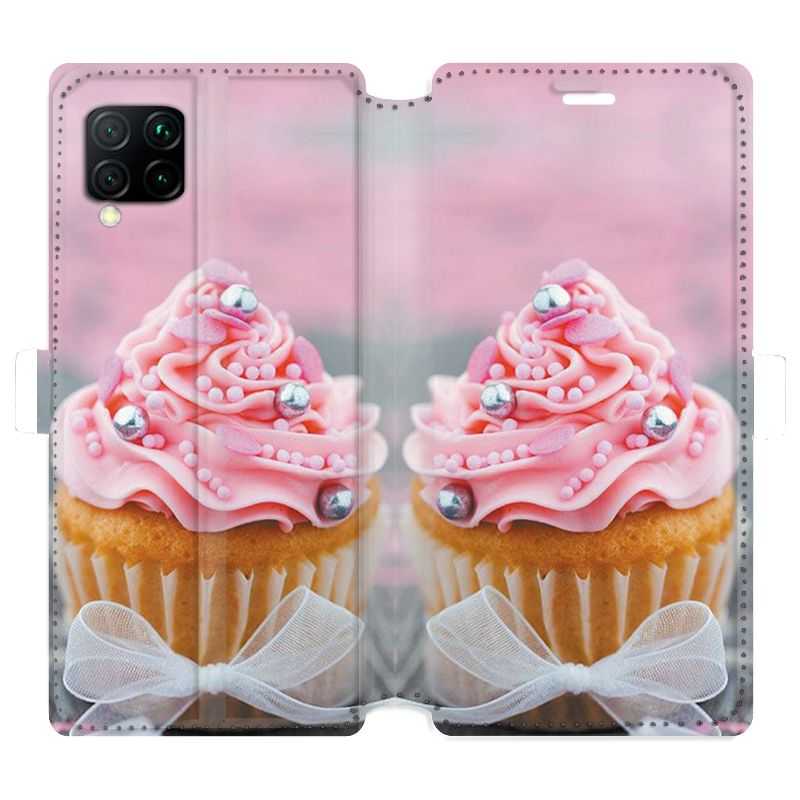 Housse cuir portefeuille pour Huawei P40 Lite Cupcake