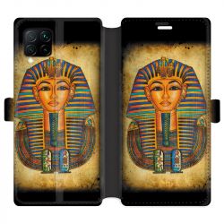Housse cuir portefeuille pour Huawei P40 Lite Egypte Pharaon