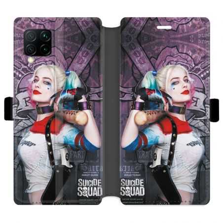 Housse cuir portefeuille pour Huawei P40 Lite Harley Quinn Batte