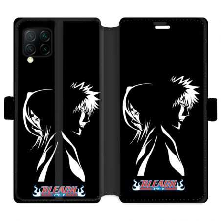 Housse cuir portefeuille pour Huawei P40 Lite Manga Bleach duo