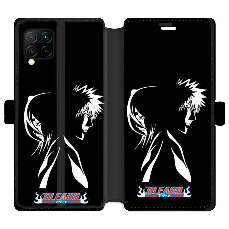 Housse cuir portefeuille pour Huawei P40 Lite Manga Bleach duo