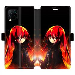 Housse cuir portefeuille pour Huawei P40 Lite Manga Shana