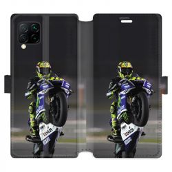 Housse cuir portefeuille pour Huawei P40 Lite Moto Wheeling