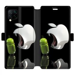 Housse cuir portefeuille pour Huawei P40 Lite Pomme dent