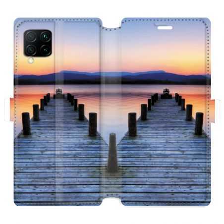 Housse cuir portefeuille pour Huawei P40 Lite Ponton