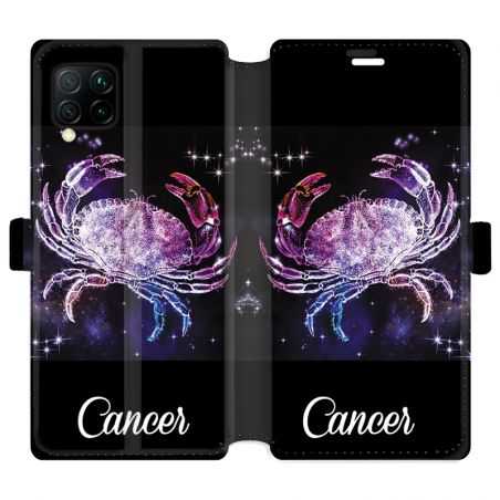 Housse cuir portefeuille pour Huawei P40 Lite signe zodiaque 2 Cancer