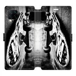 Housse cuir portefeuille pour Huawei P40 Lite Skate Vintage