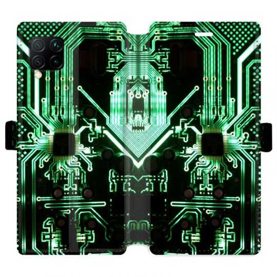 Housse cuir portefeuille pour Huawei P40 Lite Trompe Oeil composant