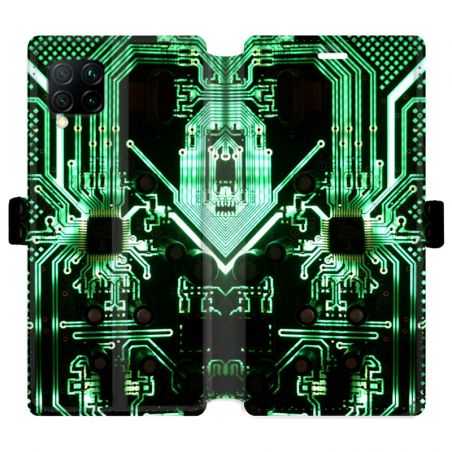 Housse cuir portefeuille pour Huawei P40 Lite Trompe Oeil composant