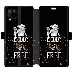 Housse cuir portefeuille pour Huawei P40 Lite WB License harry potter dobby Free N