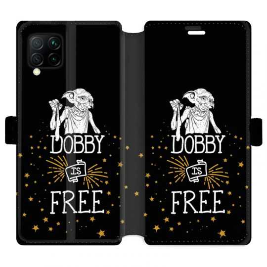 Housse cuir portefeuille pour Huawei P40 Lite WB License harry potter dobby Free N