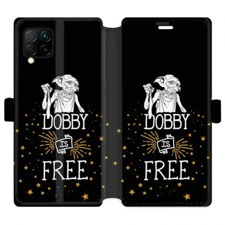 Housse cuir portefeuille pour Huawei P40 Lite WB License harry potter dobby Free N
