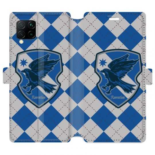 Housse cuir portefeuille pour Huawei P40 Lite WB License harry potter ecole Ravenclaw