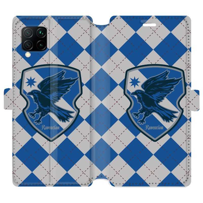 Housse cuir portefeuille pour Huawei P40 Lite WB License harry potter ecole Ravenclaw