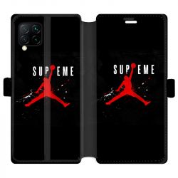 Housse cuir portefeuille pour Huawei P40 Lite Jordan Supreme Noir