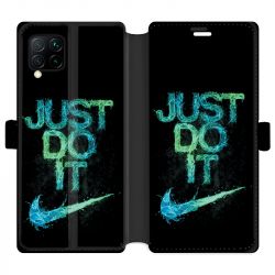 Housse cuir portefeuille pour Huawei P40 Lite Nike Just do it
