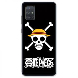 Coque pour Samsung Galaxy A51 Manga One Piece tete de mort