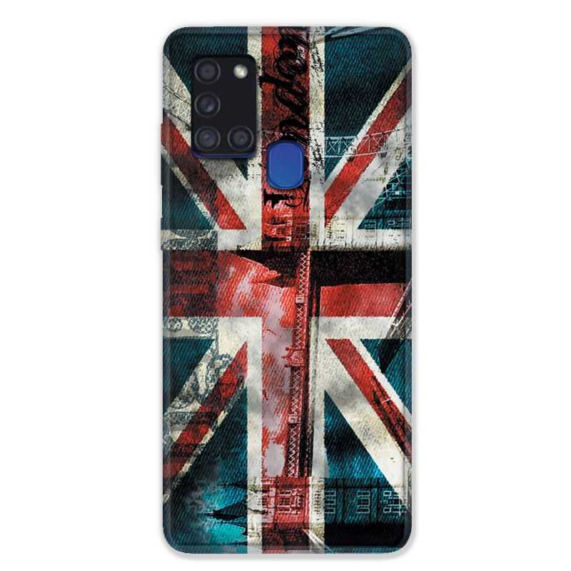 Coque pour Samsung Galaxy A21S Angleterre UK Jean's