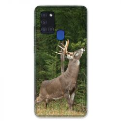 Coque pour Samsung Galaxy A21S Cerf