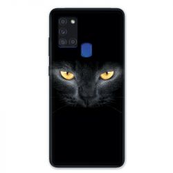 Coque pour Samsung Galaxy A21S Chat Noir