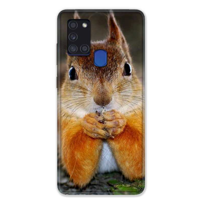 Coque pour Samsung Galaxy A21S Ecureuil Face