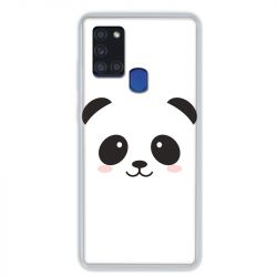 Coque pour Samsung Galaxy A21S Panda Blanc