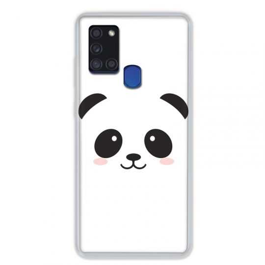 Coque pour Samsung Galaxy A21S Panda Blanc