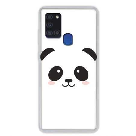 Coque pour Samsung Galaxy A21S Panda Blanc