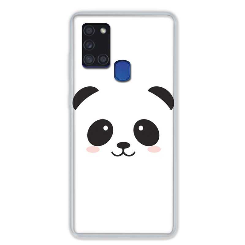 Coque pour Samsung Galaxy A21S Panda Blanc