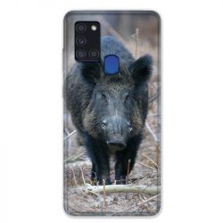Coque pour Samsung Galaxy A21S Sanglier Pin