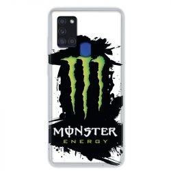 Coque pour Samsung Galaxy A21S Monster Energy Tache