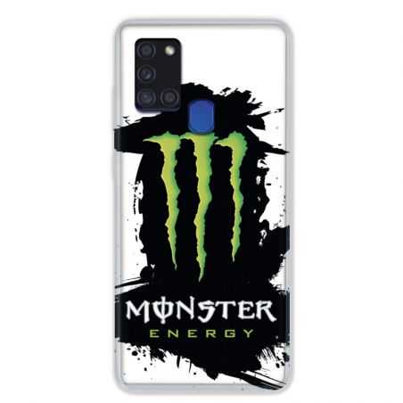 Coque pour Samsung Galaxy A21S Monster Energy Tache