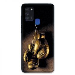 Coque pour Samsung Galaxy A21S Boxe Gant Vintage
