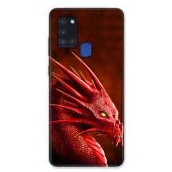 Coque pour Samsung Galaxy A21S Dragon Rouge