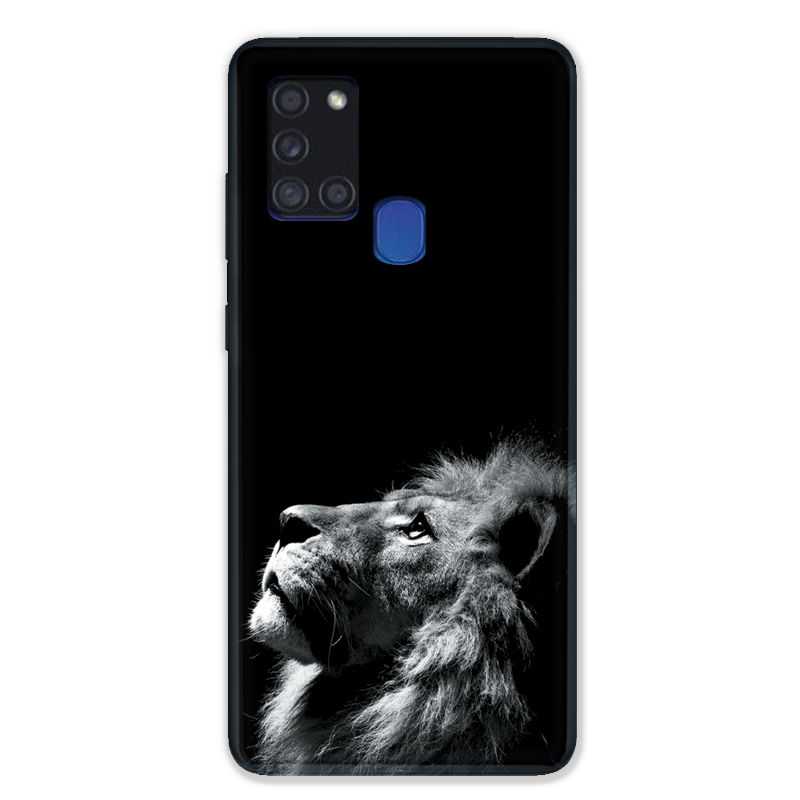 Coque pour Samsung Galaxy A21S Roi Lion