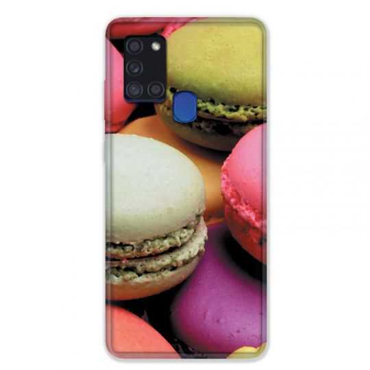 Coque pour Samsung Galaxy A21S Macaron