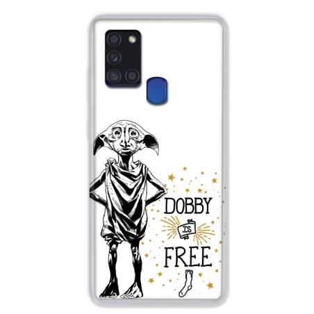 Coque pour Samsung Galaxy A21S WB License Harry Potter Dobby Free B
