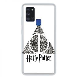 Coque pour Samsung Galaxy A21S WB License Harry Potter Triangle Blanc