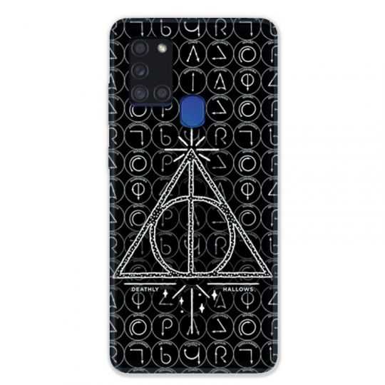 Coque pour Samsung Galaxy A21S WB License Harry Potter Triangle noir