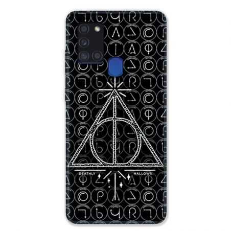 Coque pour Samsung Galaxy A21S WB License Harry Potter Triangle noir