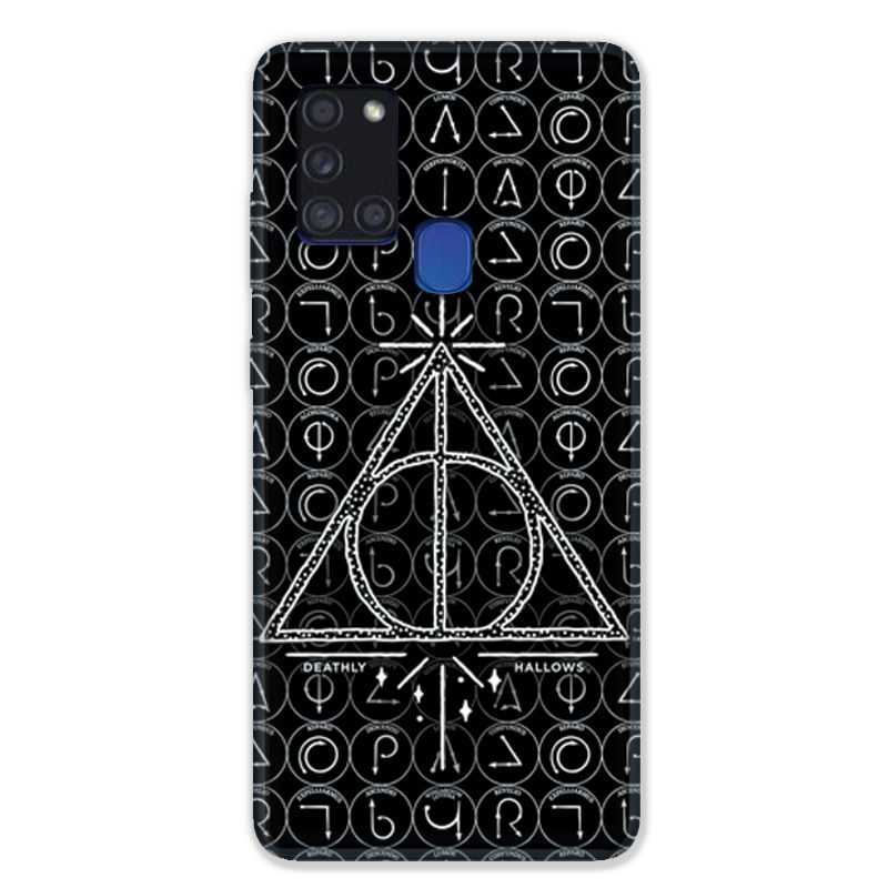 Coque pour Samsung Galaxy A21S WB License Harry Potter Triangle noir