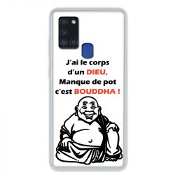 Coque pour Samsung Galaxy A21S Humour Bouddha